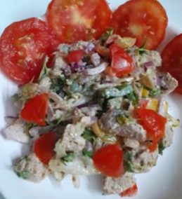 Soya chunk salad Recipe