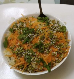 Moong bean Sprouts salad Recipe