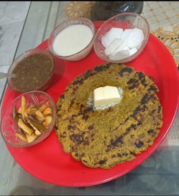 Aloo Methi Wali Roti Recipe