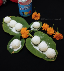 3 Milk No Bake Nestle Milkmaid Laddu Recipe