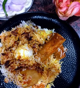 Less Oil Chicken Seekh Kabeb Biriyani Recipe