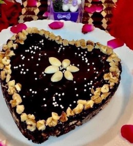Chocolate biscuit walnuts cake recipe