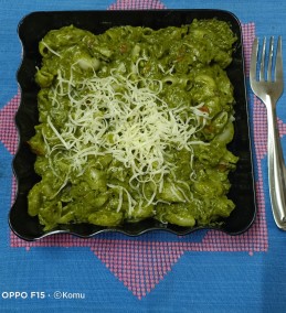 Spinach pesto pasta recipe