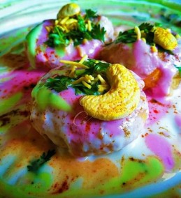 Colourful Dahi vada recipe
