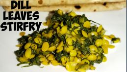 Dill leaves stir fry recipe