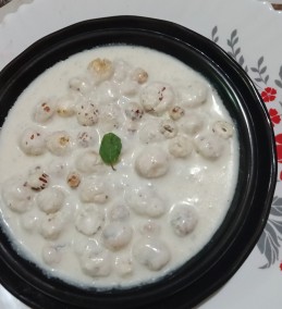 Makhana raita protein recipe curd recipe