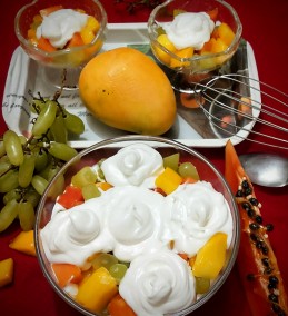 Fruit Salad Parfait With Whipped Cream Recipe