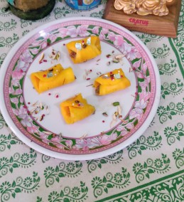 Gulkand mango rolls recipe