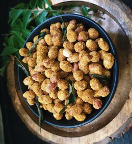 Baked masala groundnuts recipe
