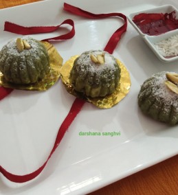 Cabbage pista spinach barfi recipe