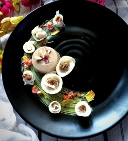 Jaggery Thandai Mousse with  Patisathpa Flower Recipe