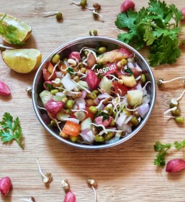 Refreshing Mixed Sprouts Fresh Peanut Chaat Recipe