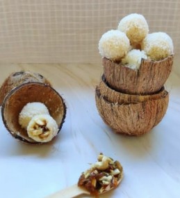 Gulkand coconut ladoo recipe