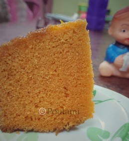 Orange side-view cake recipe