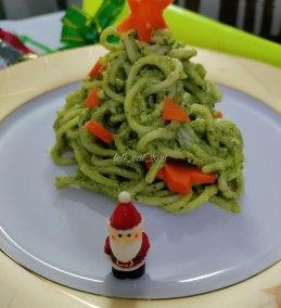 Pesto Pasta Christmas Tree Recipe