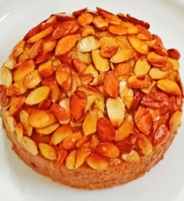 Honey Almond Streusel Cake Recipe