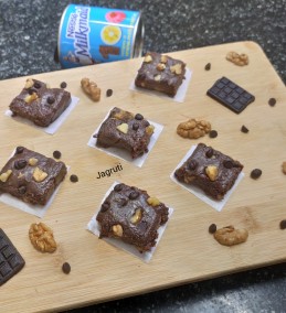 Choco Walnut Mawa Bites Recipe !!