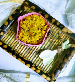 Egg bhurji biryani Recipe