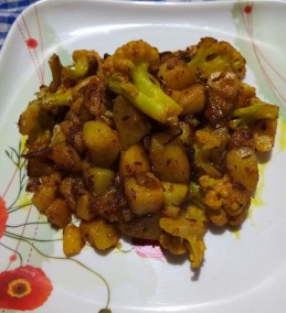 Masala Fry Aalu Gobhi Recipe