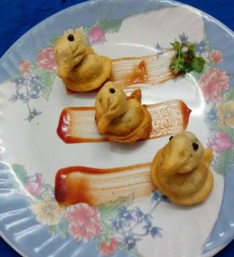 Duck shape samosa recipe