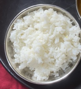 Plain rice recipe