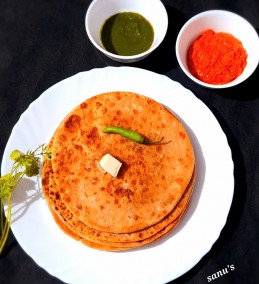 Gobhi Pyaz Paratha Recipe