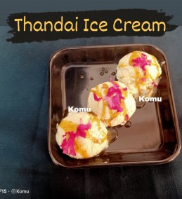Thandai Ice Cream Recipe