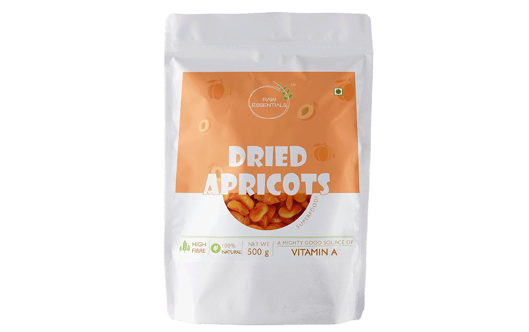 Raw Essentials Dried Apricots Pack 500 grams - Reviews | Nutrition ...