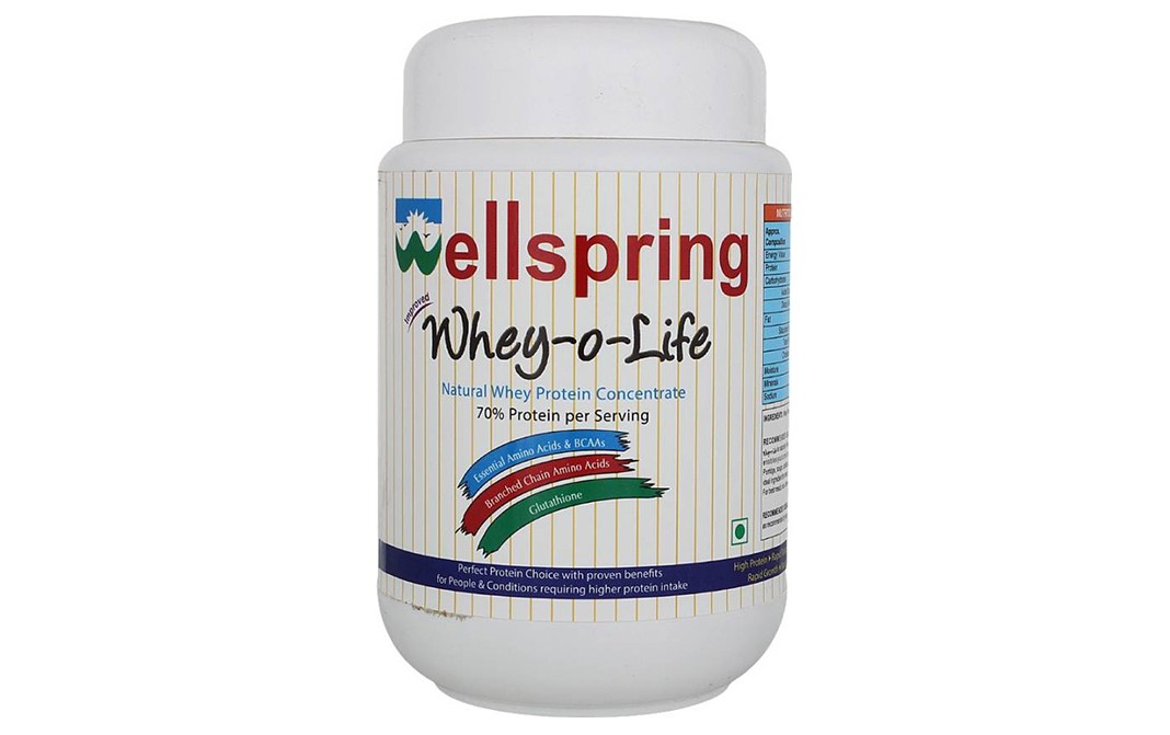 Wellspring Whey-o-Life (Natural Whey Protein Concentrate) Plastic Jar ...