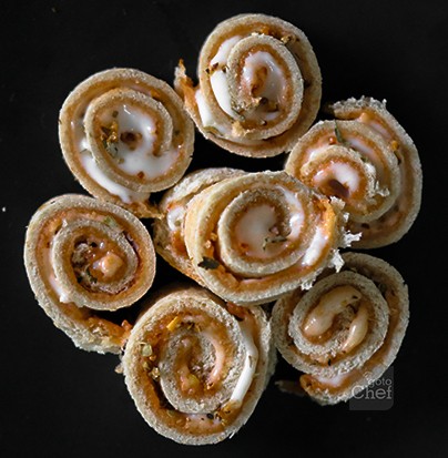 Ketchup Cheese Pinwheels Recipe - GoToChef