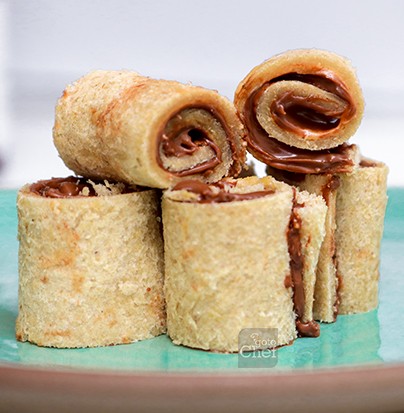 Peanut Butter Nutella Pinwheels Recipe - GoToChef